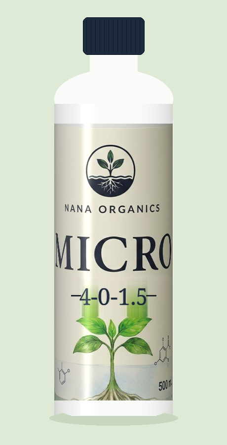 MICRO 500 mL bottle, front label